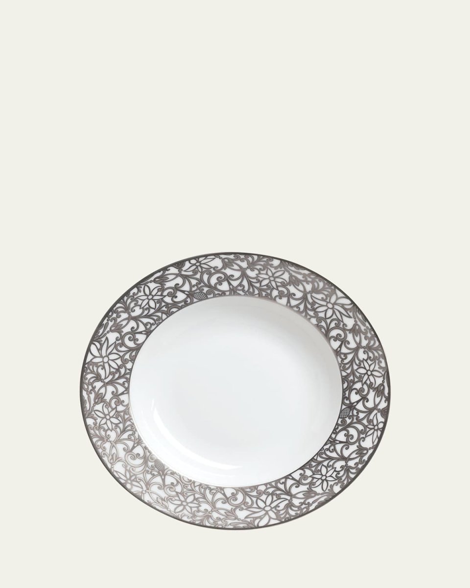 Salamanque Platinum French Rim Soup Plate